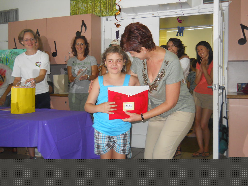 Saturday July 30th. Campers go home: Awards cermony